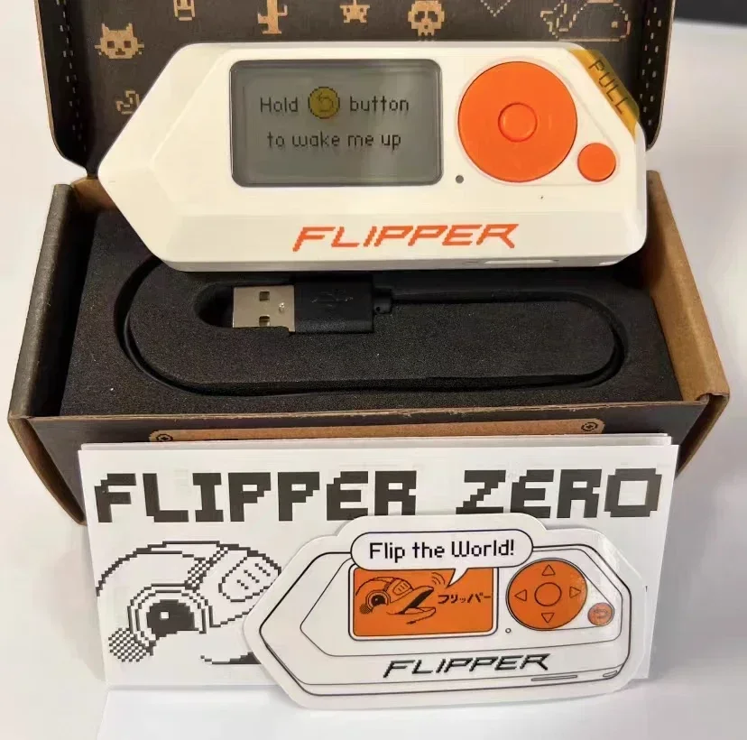 

Original Flipper Zero Electronic Pet Dolphin for Geek Programming Open Source Multi functional Remote Control Widget