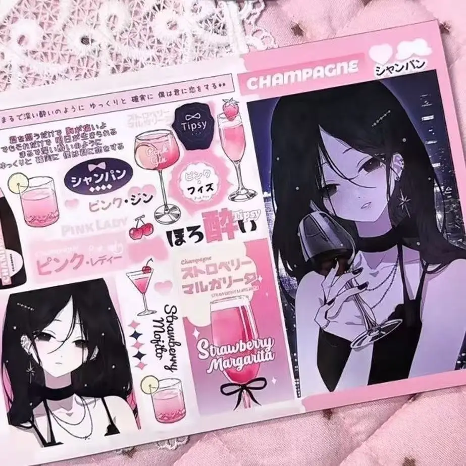 

Новинка: Альбом наклеек «Лонгстар» с персонажами, большой, толстый, в стиле Ins, для девочек, в темном стиле, для студентов, материалы для DIY