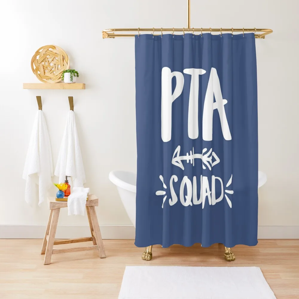 

PTA Squad, Parent Teacher Association life, physical therapist, physical therapy assistant, PTA, PTA Mom gift, PT Shower Curtain