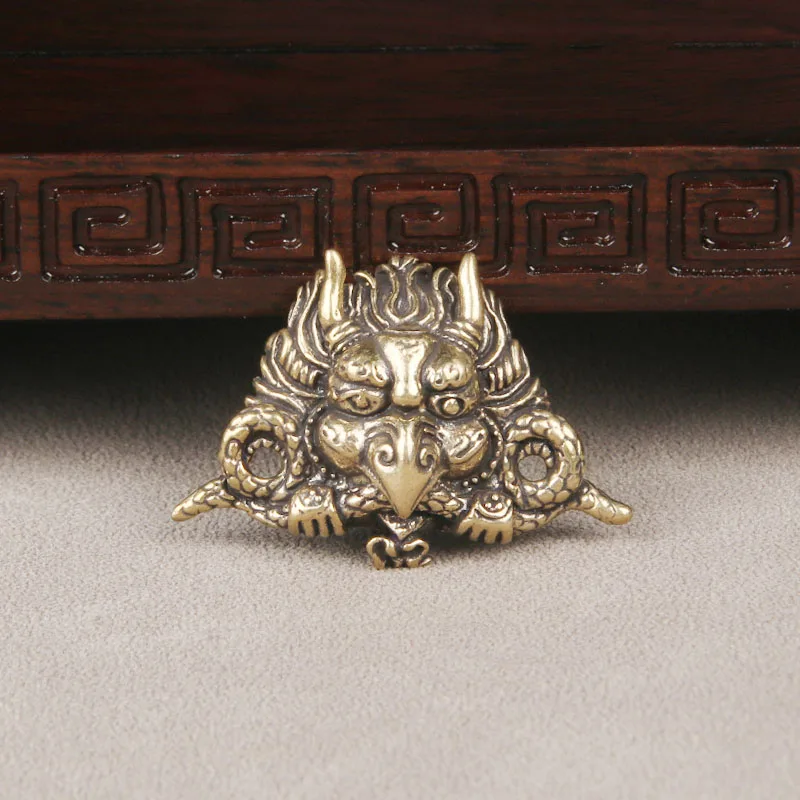 Vintage Brass Garuda Concho, Gold Winged Roc Tibetan Style Leather Craft Decorative Button DIY Wallet Belt Hardware Accessories