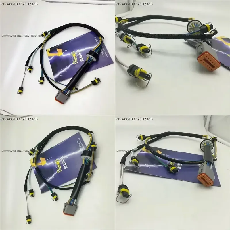 222-5917 E325D E329D E324D excavator wiring harness C7 Injector wiring harness 222-5917 520-1511 2225917 5201511
