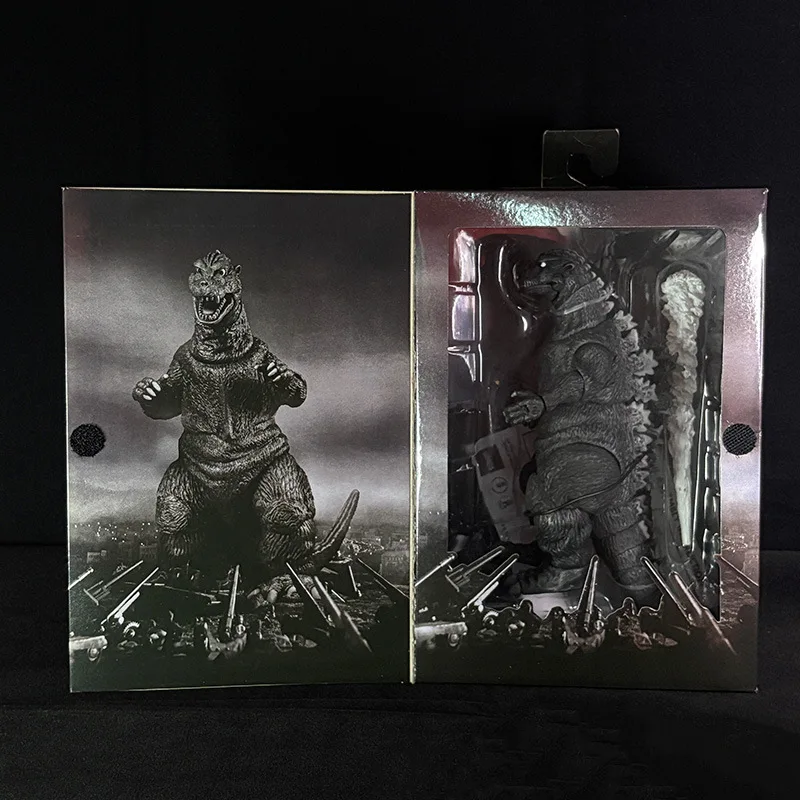 

В штучной упаковке, 17 см, новый аниме 1955, фильм Годзилла, каваи, фигурки, модель из ПВХ, игрушки, кукла, орнамент, коллекционные подарки
