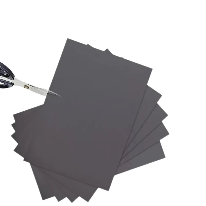 Neue A4-Magnetbögen, 0,5 mm, schwarze Magnetmatten für Kühlschrank, Foto und Bild, Stanzform, Bastelmagnete, magnetisch auf einer Seite – Detail 3