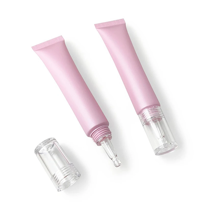 20ml Soft Tubes Vacuum Bottle Lip Gloss Containers Travel Makeup Essential Oil Empty Eye Cream Refillable Squeeze Tubes