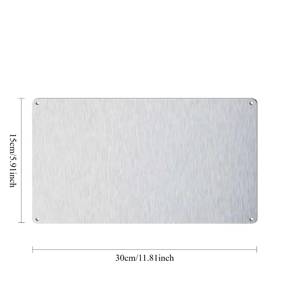 Letrero Metálico de Pared, Prohibido el Paso, 1 Pieza, 30x20cm, 8"x12", Placa de Seguridad para Propiedad