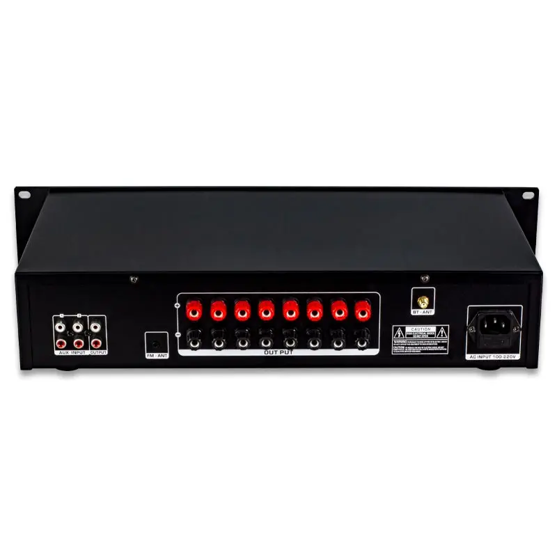 2026 TL-JX600-8 Amplificatore Classe D Audio Whole House Audio System 8 Channel Amplifier