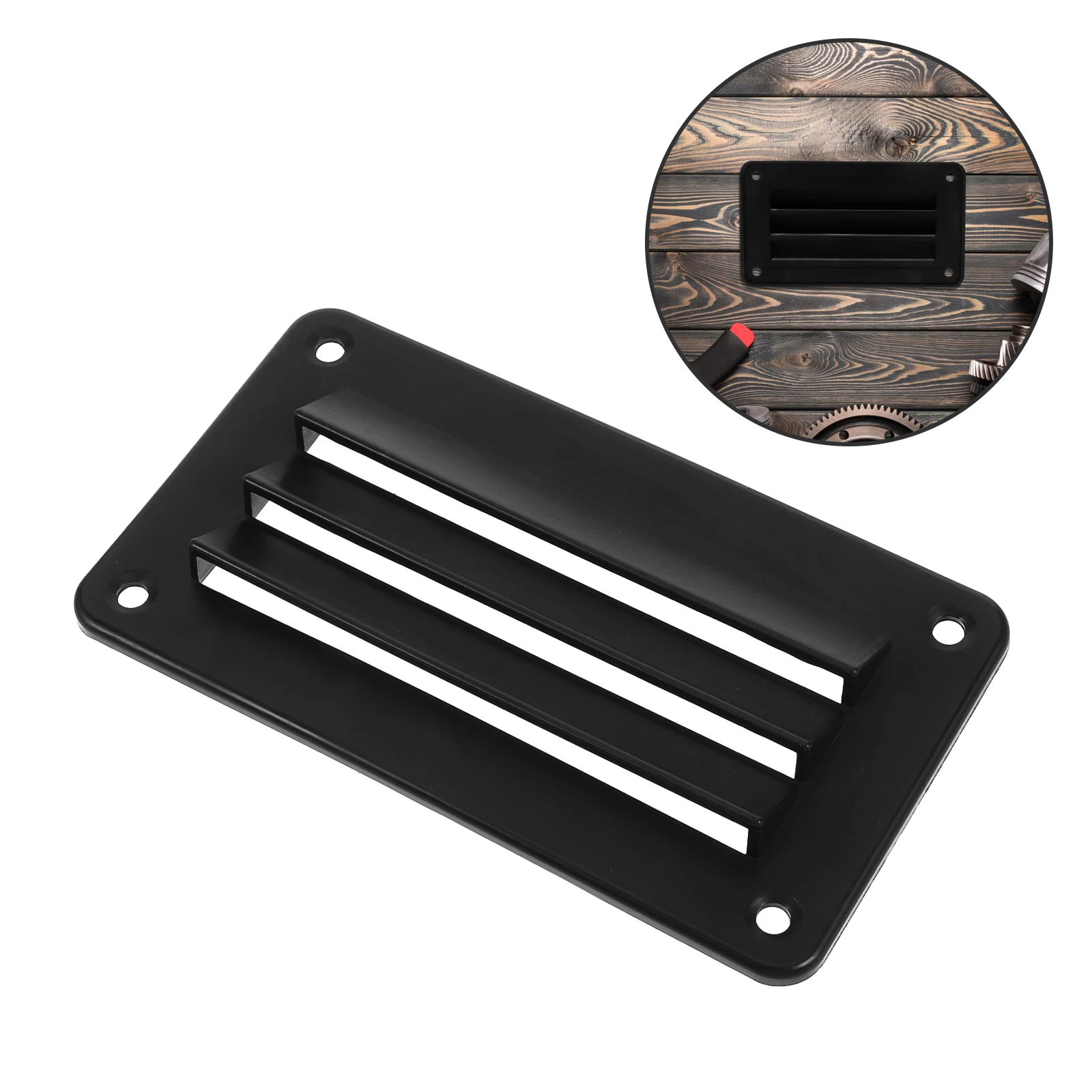

Louvered Ventilation Panel for Boats RVs Nylon Cap Durable Hardware Easy Installation Prevents Rainwater Ensures Airflow Vent