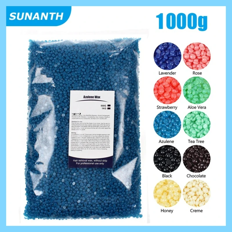 

1000g/200g/100g Painless Hot Film For Body Hairs Removal Beans Hard Waxing Wax Beans Waxing Machine Bikini Face Legs Hair