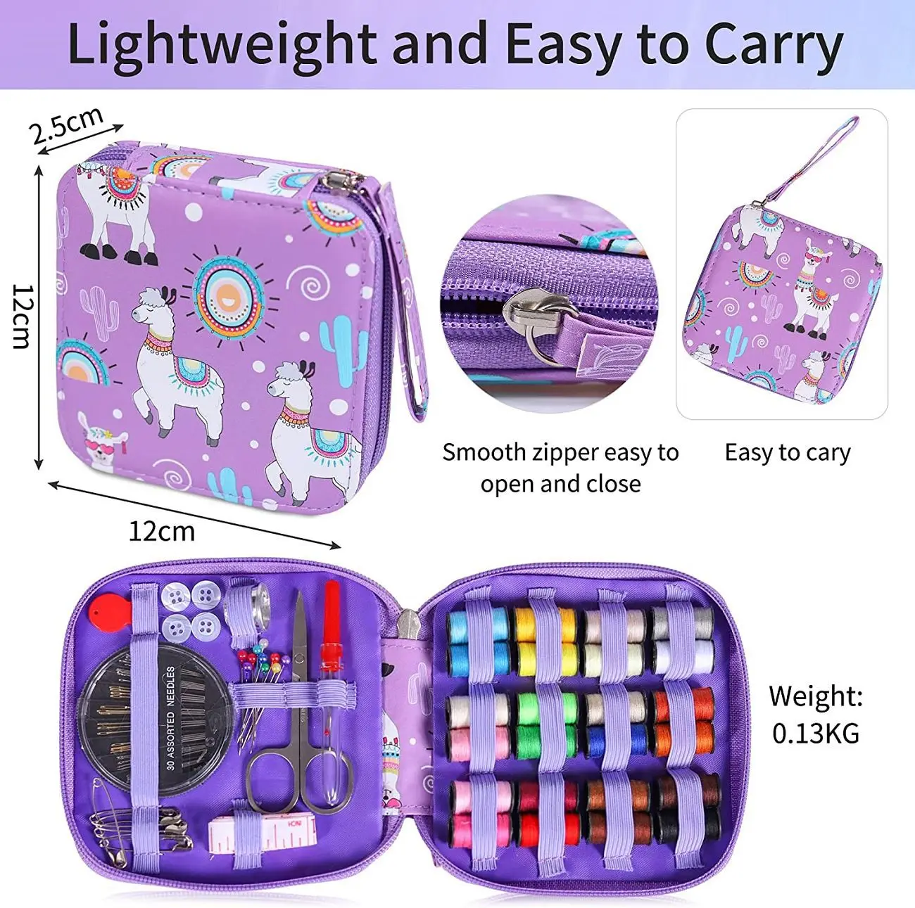 Handicraft DIY Best Selling Mini Sewing Kit Sewing Tool Set Accessories Storage Bag Travel Box Travel Ladies Scissors Women G11