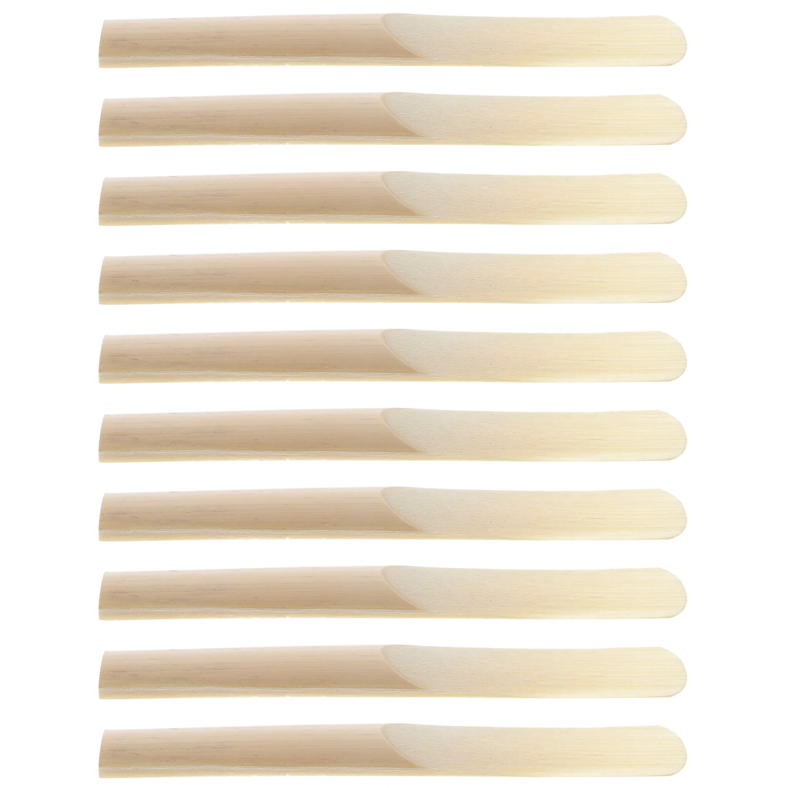 

10 Pcs Ten Reeds Alto Saxophone Beginners Music Instrument Accessories Replacement for Clarinet Accessory Part Saxaphone
