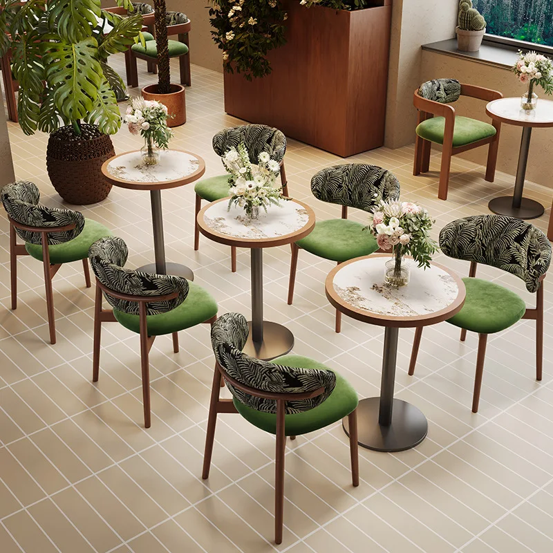 

Customized South East Asia Style Theme Restaurant Braided Rattan Solid Wood Against The Wall Sofa Booth Retro Cafe Dining Shop T