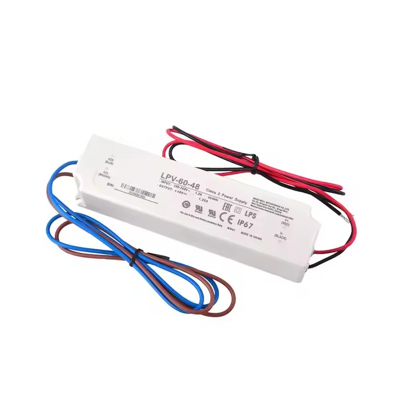 

LPV-60-48 Original Brand New Switching Power Supply PLC Programming Application with New Stock and Technical Support Available