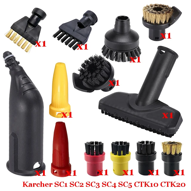 Voor Karcher Sc1 Sc2 Sc3 Sc4 Sc5 Sc7 Ctk10 Ctk20 Handheld Stoomborstelkop Krachtige Nozzle Vervanging Stofzuiger Onderdelen