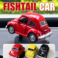 Drifting Retro Vintage Car Ornaments Dashboard Fishtail Move Turn Swing Sway tail wag cool fun cute decoration Accessories women