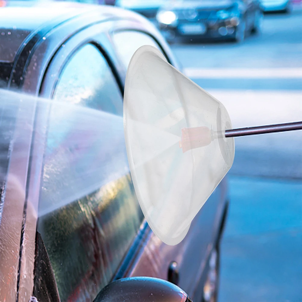 2 قطعة فوهة سبلاش الحرس مع رذاذ على شكل مروحة لمنظف الضغط العالي الانجراف حماية فوهة بلاستيكية درع لغسيل السيارات #6