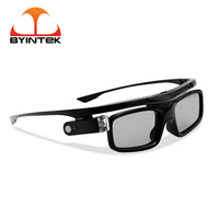 BYINTEK GL1800 3D Glass for DLP 3D Projector UFO P20 P70 R17 U80 Max R20 Max R90 Rock DLP-Link Active Shutter Real 3D Shocking