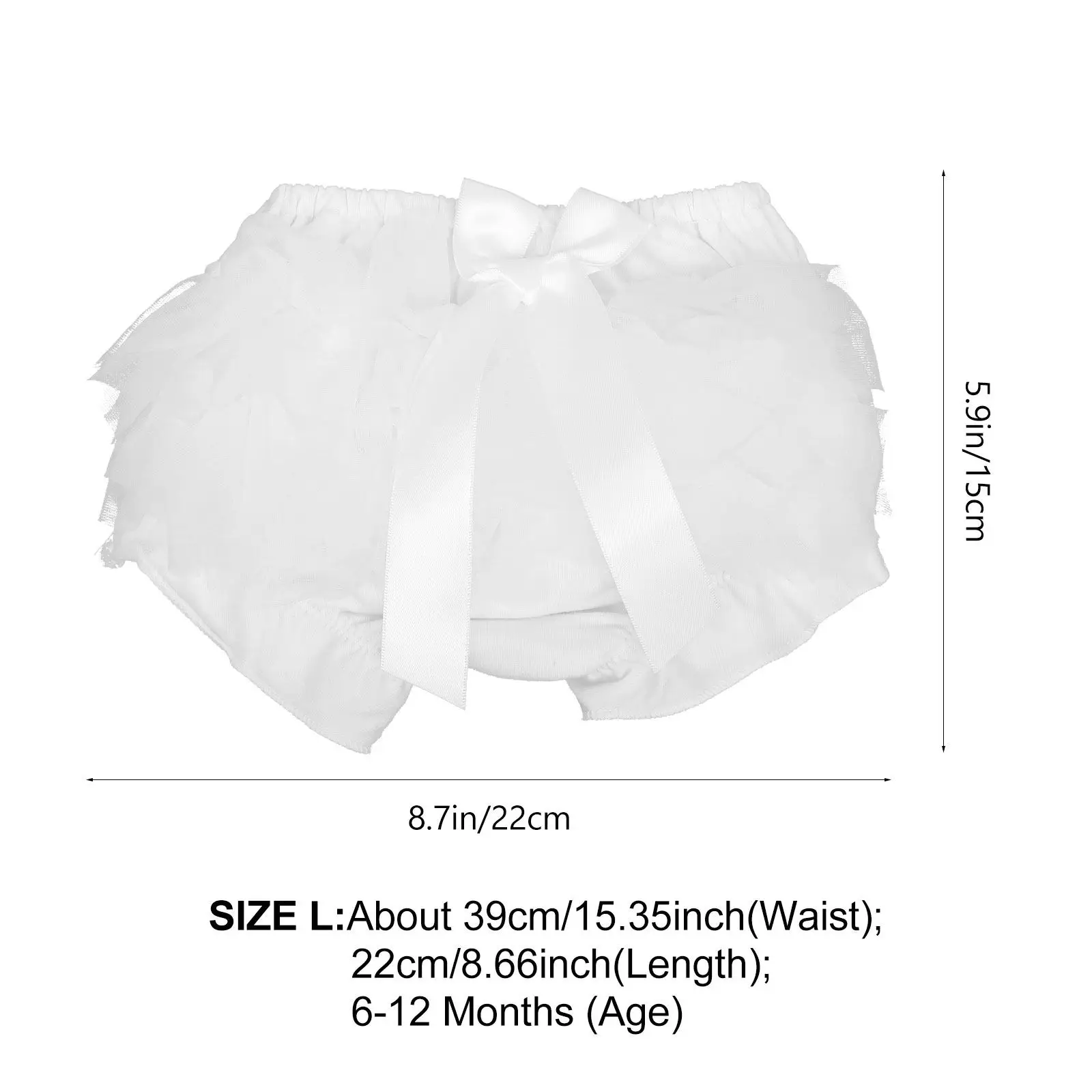 Cotton Baby Girl Diaper Bloomers Mesh Lace Shorts Elastic Waist Sweet Frill Detail Breathable Summer Outfit Toddler Diaper Pants