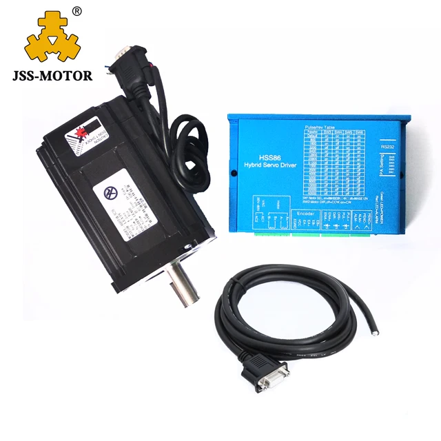 86HSE12N-BC38 および HSS86 中国製簡単サーボ モーター閉ループ ステッピング モーター