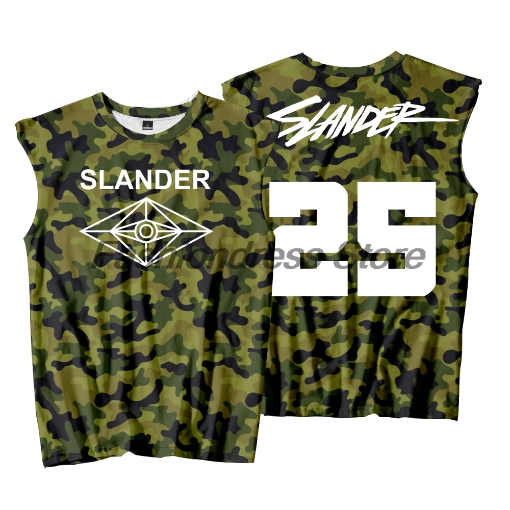Slander Music Festival Merch Tank Tops Unisex Sleeveless Vest Women Men Outdoor Streetwear Tops