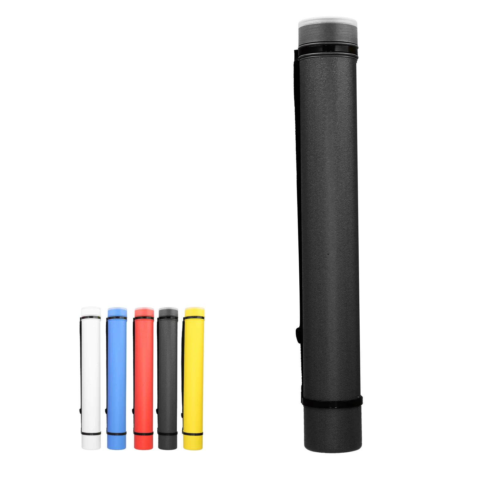 Poster Tube Blueprint Tube Environmentally Friendly Plastic Large Capacity Round Antishock for Travel for Storage for Outdoor