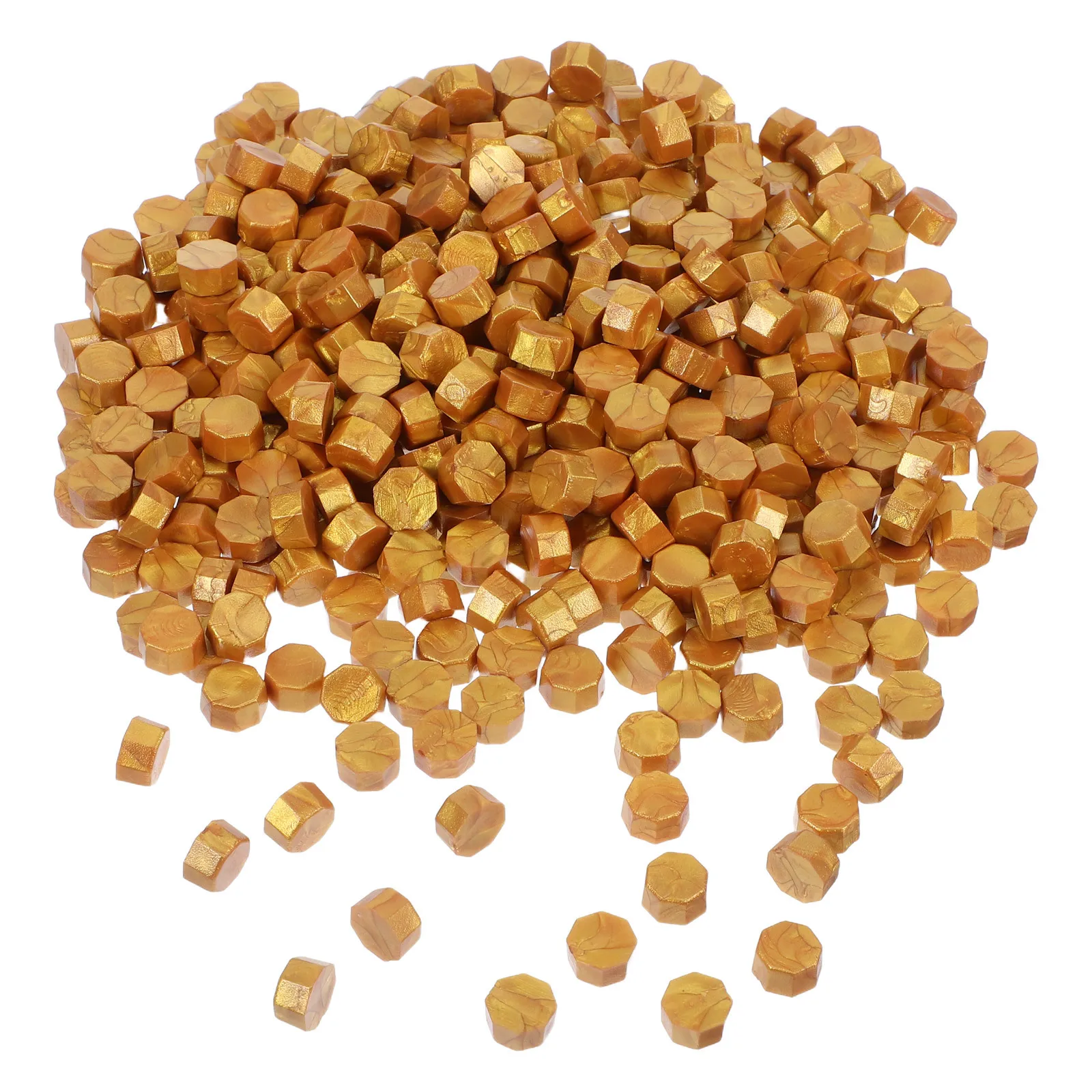 

6Packs Octagonal Wax Beads Fire Seal Embellishments for Invitation Stickers Envelope Seals Graduation Holiday Gifts Scrapbooking