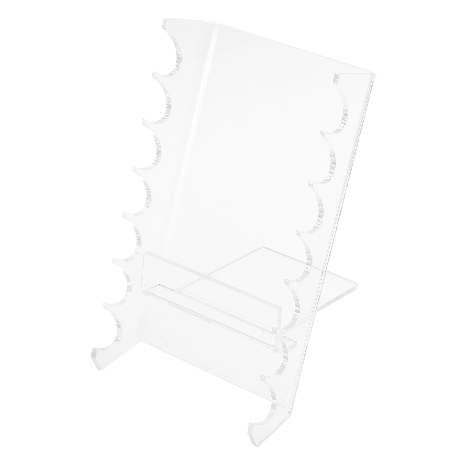 

1pcs Clear Acrylic Makeup Brush Holder Pen Display Stand Vanity Organizer Desktop Stationery Storage Rack For Home Office School