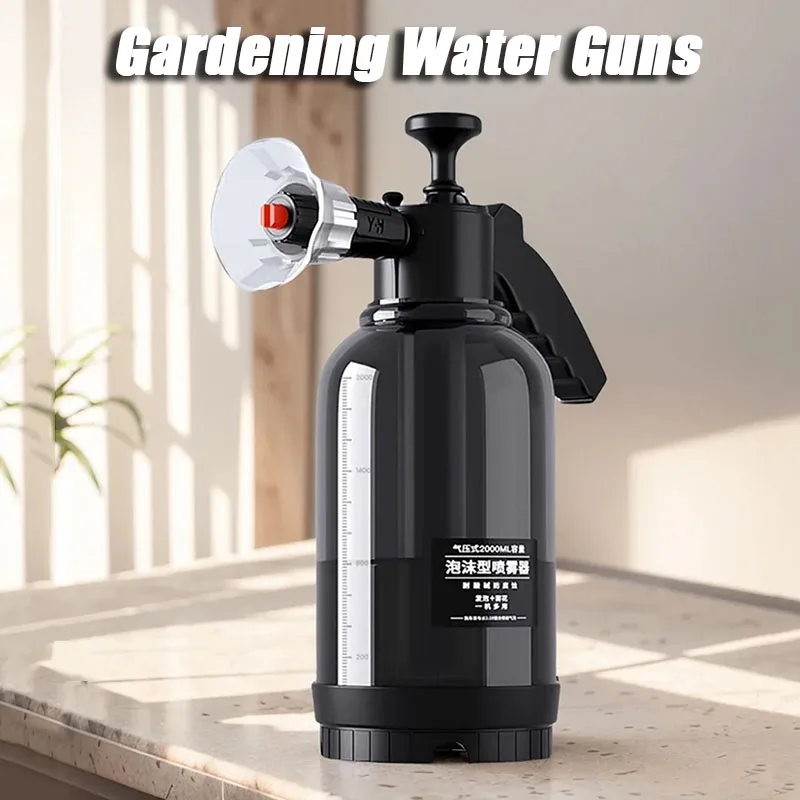 2L Garden Wash Spray Bottle Home Air Pressure Spray Washer Hand Pump Foam Sprayer Foam Nozzle Window Cleaning garden supplies