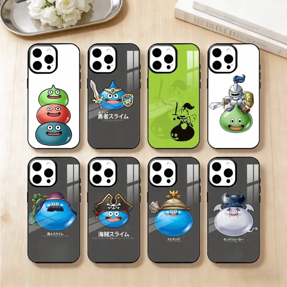 

D-Dragon Q-quest S-Slimes Phone Case For iPhone 14,16,15,13,17,12,Plus,Pro,Max Magnetic For Magsafe Frosted Cover