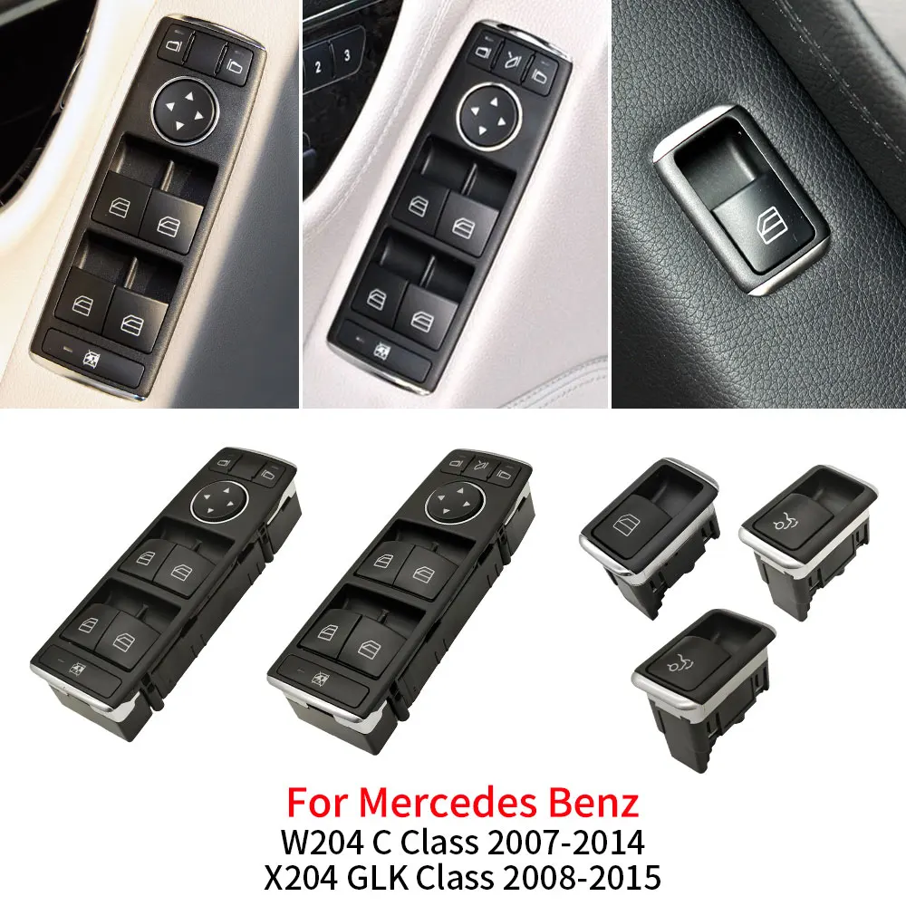 For Benz W204 X204 Car Electric Power Master Window Switch Replacement For Mercedes C GLK Class C180 C200 C250 GLK300 2049055302