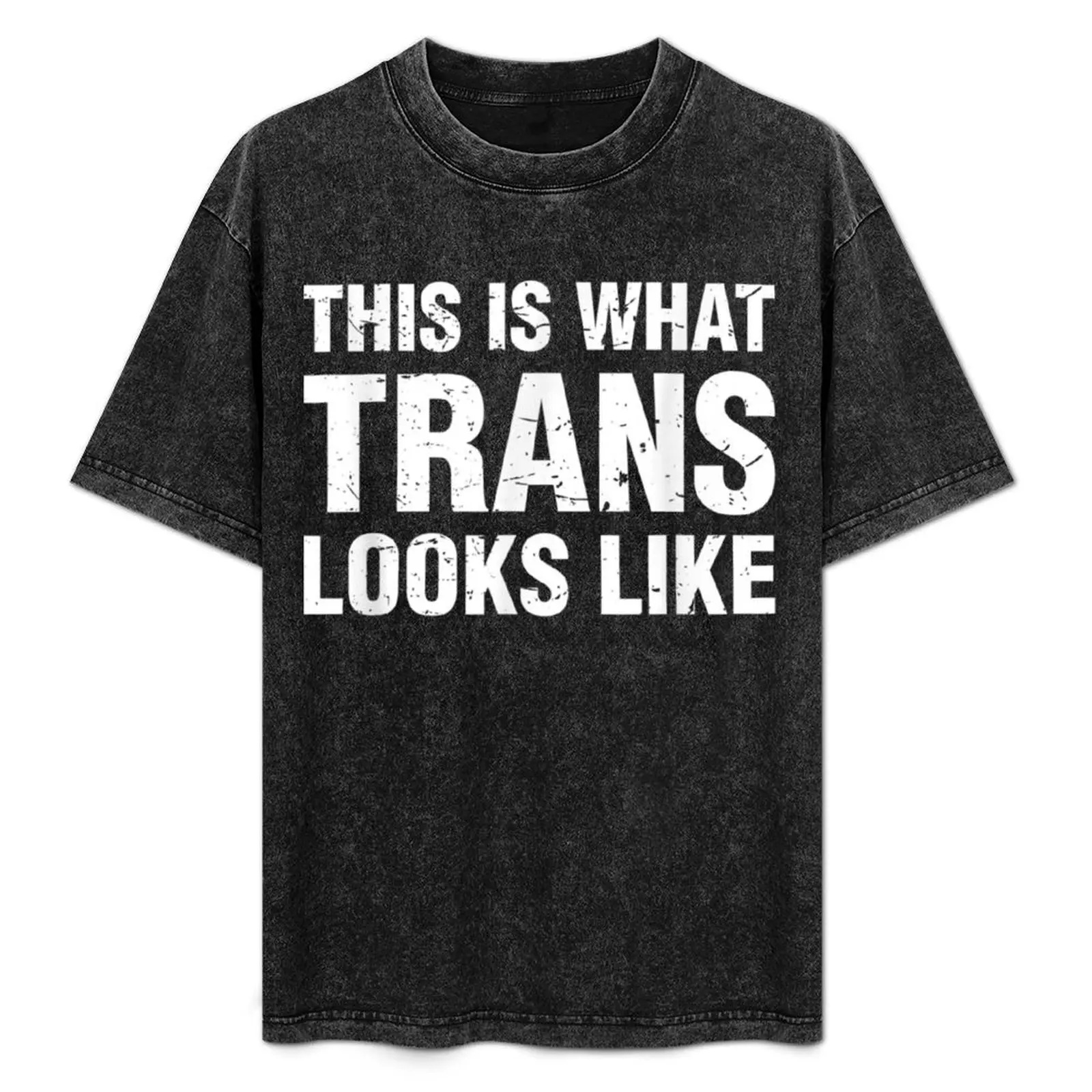 This Is What Trans Looks Like Transgender T-Shirt Summer Festival T-Shirt