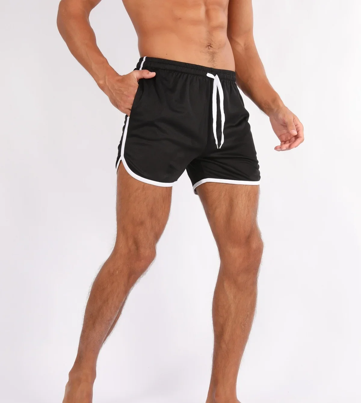 Pantaloncini da corsa da uomo pantaloncini da jogging moda uomo pantaloncini sportivi ad asciugatura rapida pantaloncini traspiranti in rete pantaloni corti da spiaggia da palestra