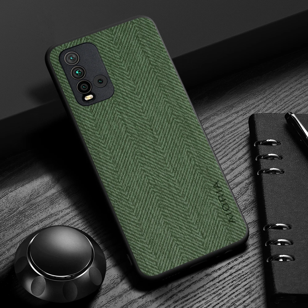 Case for Xiaomi Redmi 9T 9C Design Simple, Lightweight, Durable Leather wood grain cover for Xiaomi Redmi 9A