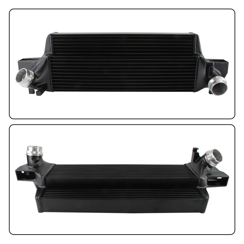 

Competition Front Mount Intercooler Tuning Tube&Fin for BMW MINI Cooper S SD F54 F55 F56 F57 F60 B37 B47 2014+ Black/Silver