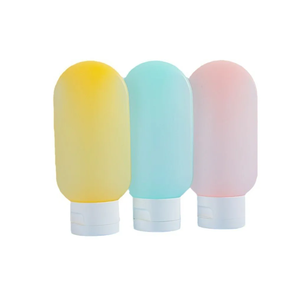 3PCS Portable Sub-bottling Cosmetics Sub-Bottle Plastic Shower Gel Mini Empty Container Skincare Squeeze Bottle Travel