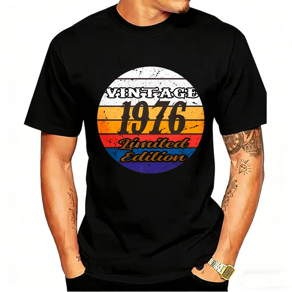 Item Preview Vintage Classic Fashion Streetwear Crewneck Short-sleev 1976 Limited Edition Designed and By Justbejoker T-shirts