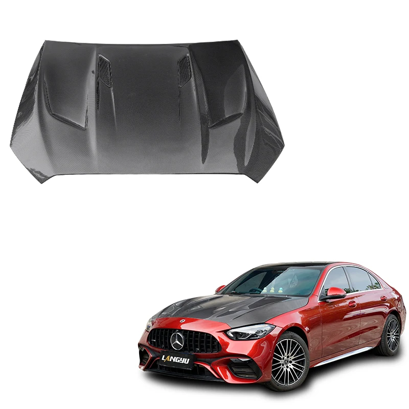 Vehicle Parts & Accessories W206 507 Design Front Hood For 2021+ Mercedess-Benzs  Engine Bonnet C200 C260