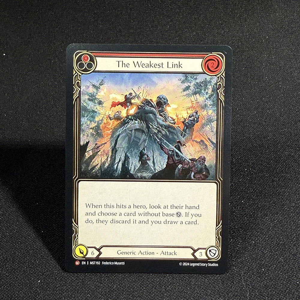 FAB Proxy Card Common Card TCG Board Game Codex of Frailty Felling of the Crown The Weakest Link Soul Shield Herald of Erudition