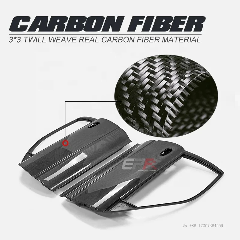 Hot 10%sale OEM Replacement Door for Civic 5th Gen EG Model Years 1991-1995 Hatchback Black Sports Carbon Fiber view 3
