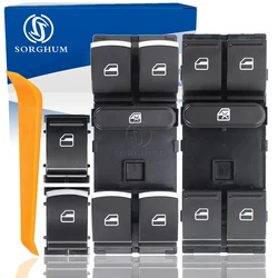 Scorghum-マスターウィンドウスイッチ,シングルボタン,VWジェッタ,ゴルフgti,mk5,mk6,Passat b6,b7,ccトゥーラン,ティグアン,シート,5nd959857,1k4959857b