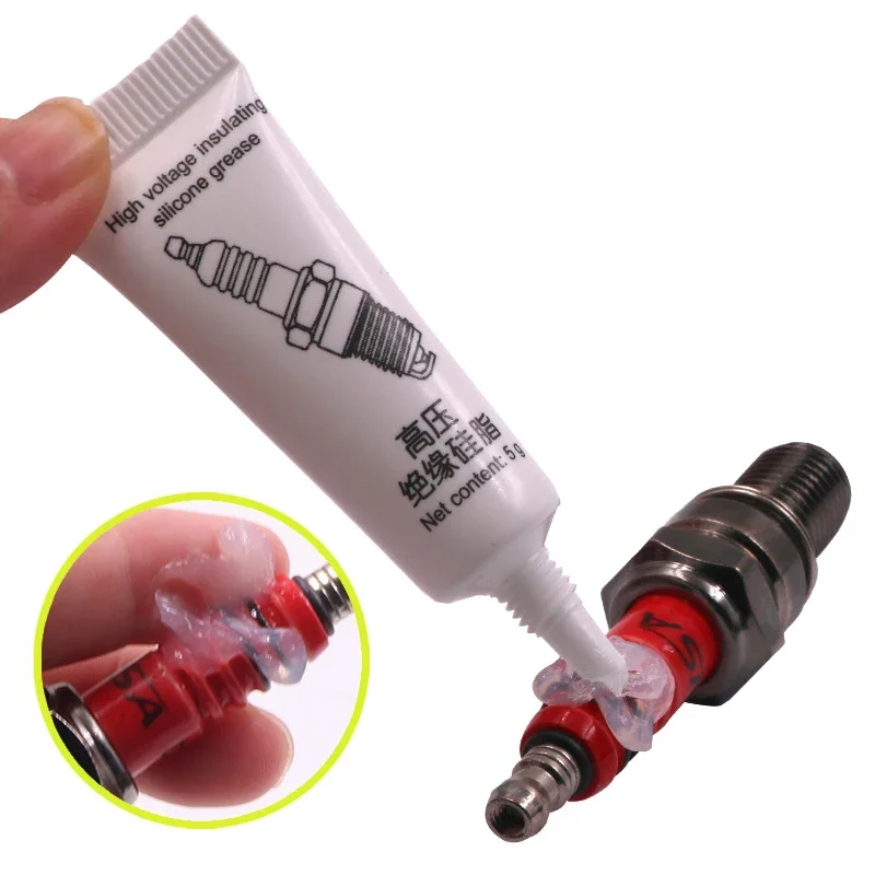 Bougie d'allumage en silicone isolée pour voiture et moto, graisse haute tension, bobine de ville, gel de pton isolant, 1 pièce, 3 pièces, 5 pièces