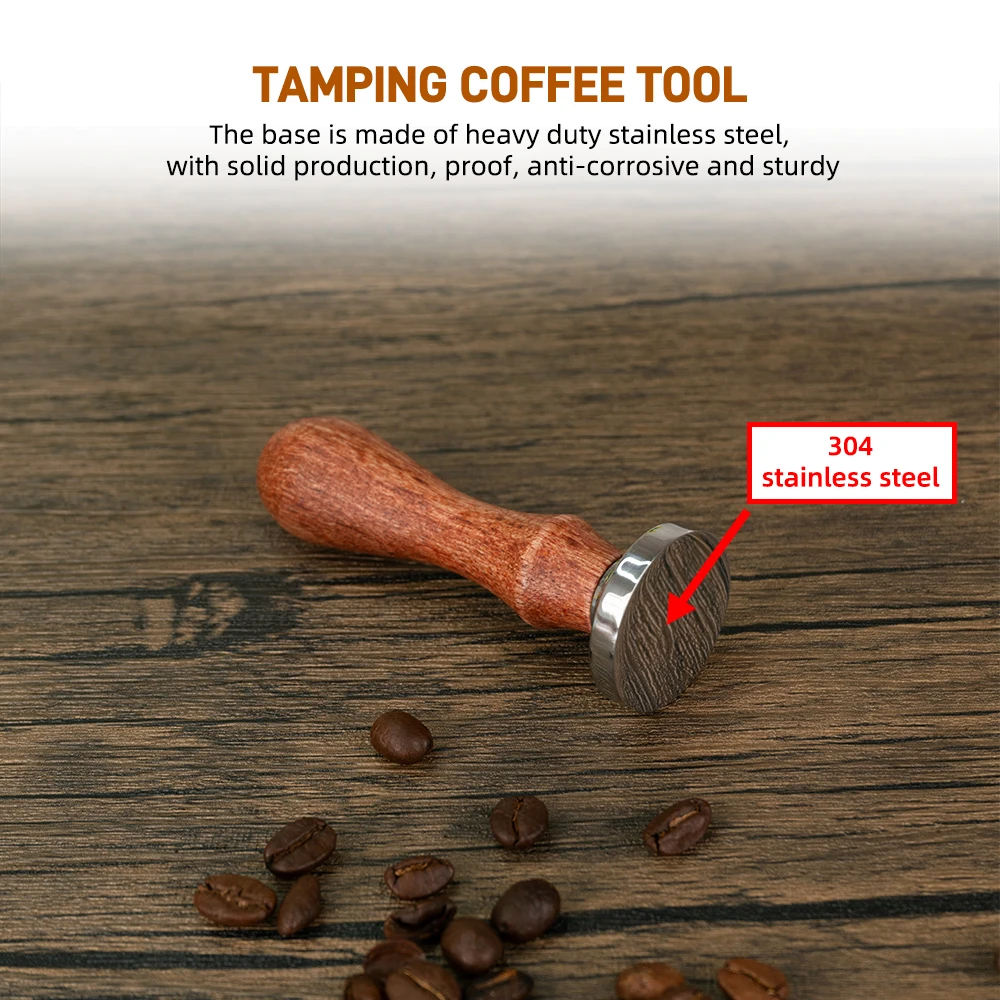 أداة ضغط القهوة المميزة بمقبض خشبي متوافق مع أغطية Illy K-cup Dolce Gusto Vertuoline
