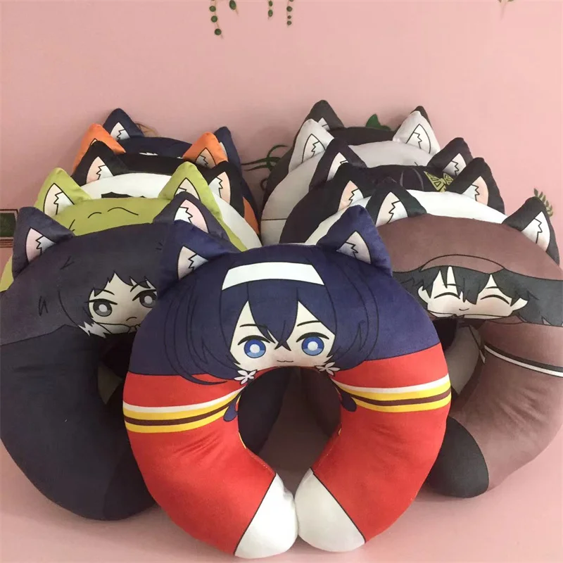 動物の形をしたぬいぐるみクッション,bungouアウトドア枕,カプチーノ