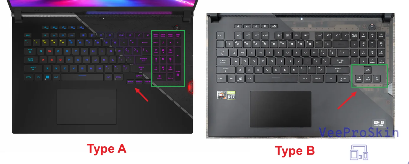 TPU Laptop Keyboard Cover   For Asus ROG Strix SCAR 17 2022 G733Q G733QR G733Z G733ZM G733ZX SCAR 17 SE G733 ZW ZM QS QR G 733 