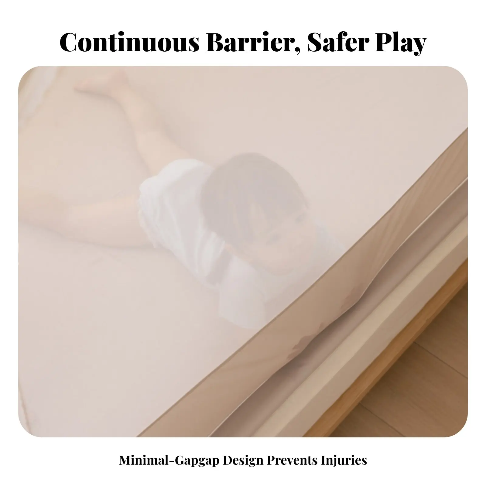 

Защитная сетка от падений для младенцев, палатка-ограждение для кроватки от насекомых, полностью закрытая, с прозрачной сеткой, для малышей, для дома, спальни, для сна