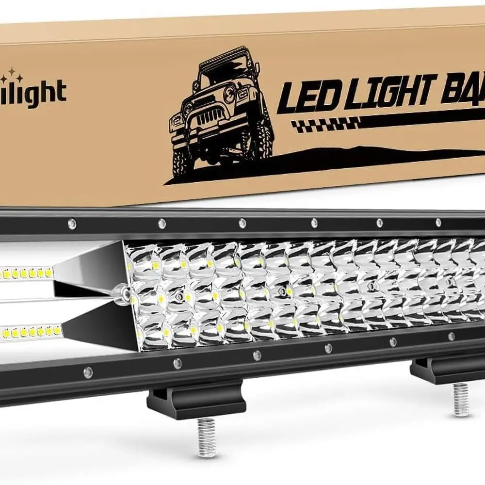 

26 360W LED Light Bar, Triple Row Combo Flood & Spot Beam, Off-Road Lights for Vehicles & Boats