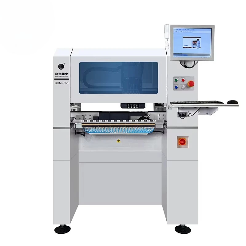 CHM-551 High-precision Automatic 4Head-Small SMT  Pick Place Machine for PCB Assembly Automated