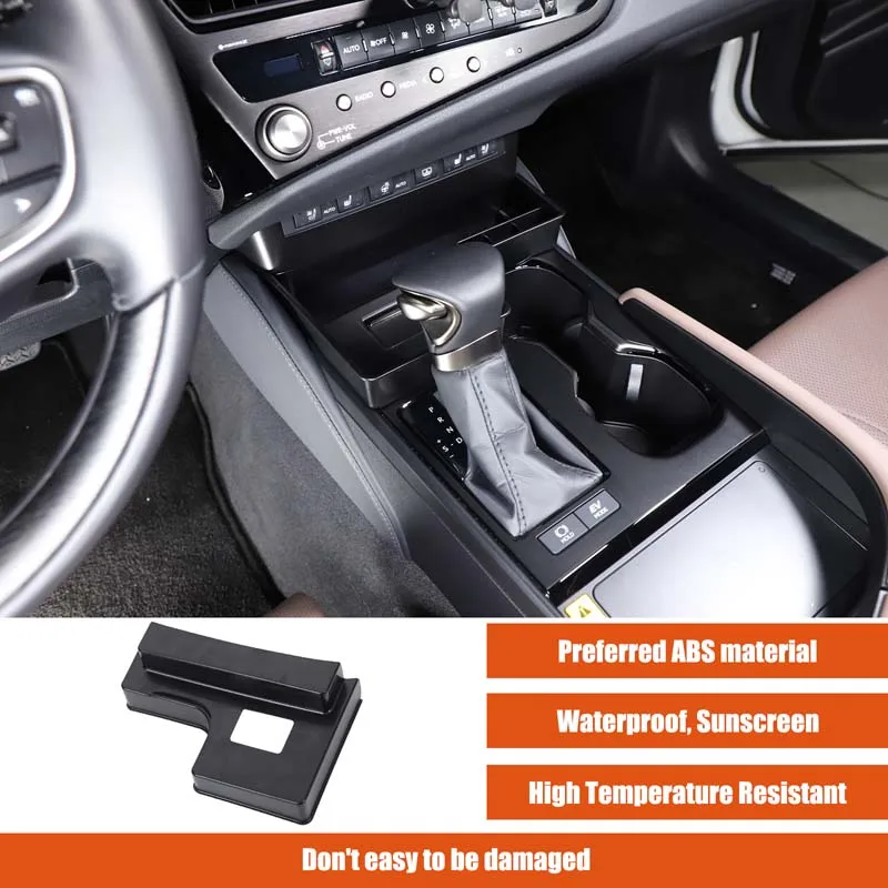 

Для Lexus ES 2022-2025 + ABS черный автомобильный центральный механизм управления передний ящик для хранения лоток для мобильного телефона аксессуары для салона автомобиля