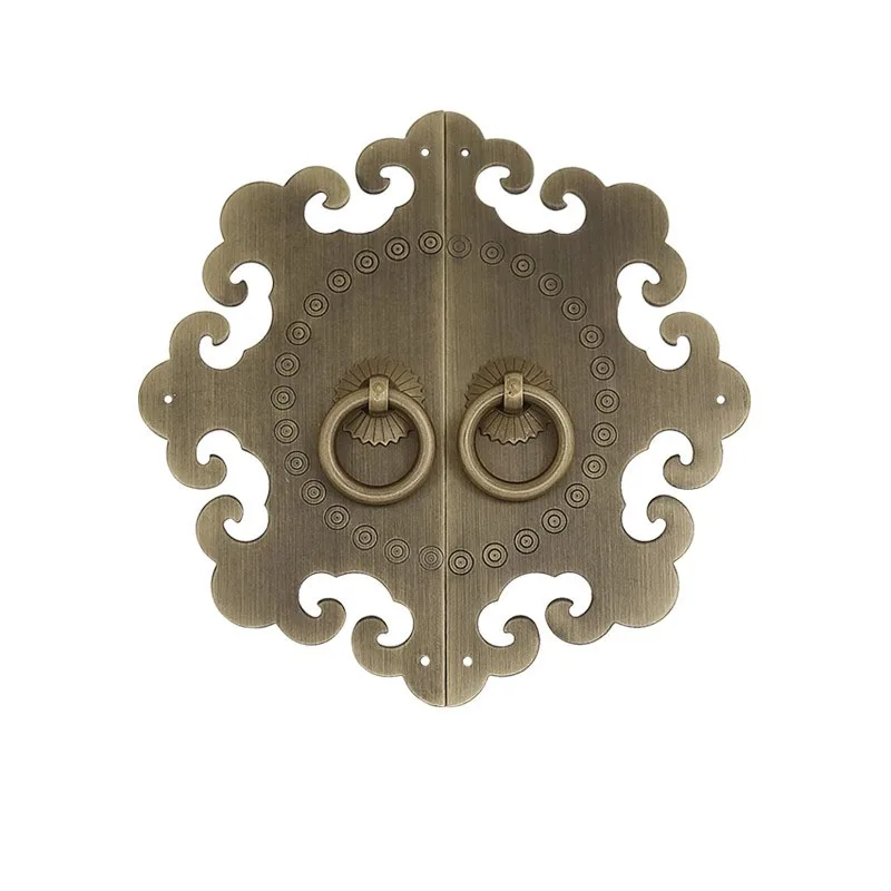 12,2 cm Chinese antieke meubels ladeknop hardware klassieke kledingkast kast schoendeur handvat kast kegel vintage pull
