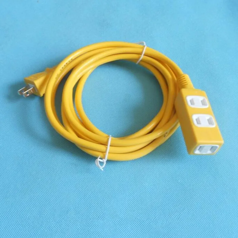 

1 шт. электрическая розетка переменного тока 125 В 15 А, вилка стандарта США к американской розетке, 3-ходовая, 2-полюсная, 2-контактная, 3 метра