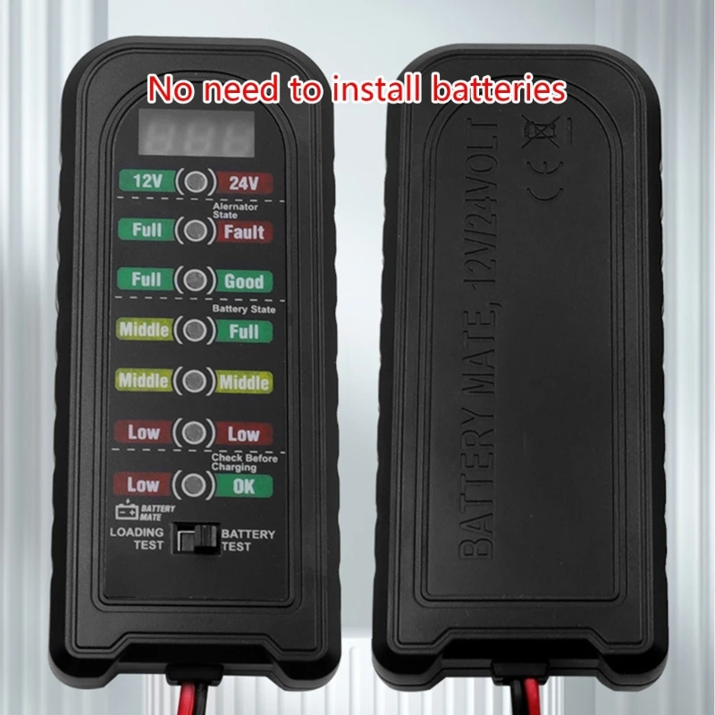 Car Battery Tester Fault Detector Alternator Diagnostic Tools Car Battery Tester